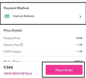how to order in meesho without margin 